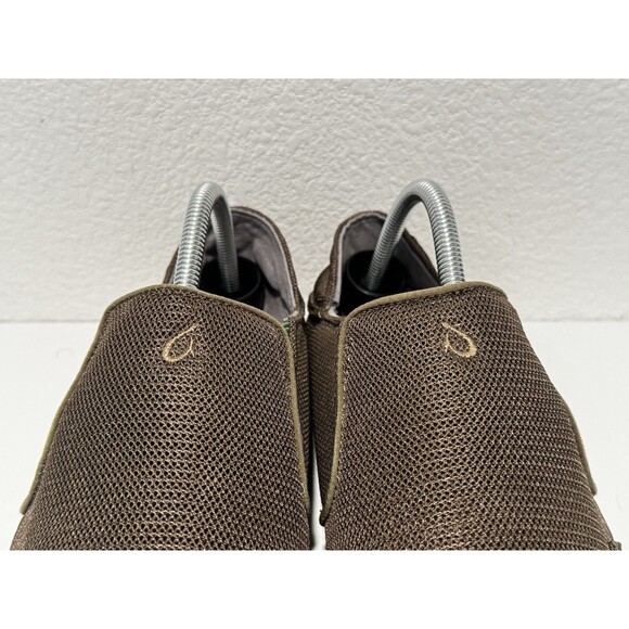 OLUKAI Mens Nohea Mesh Slip On Shoe Sz 9 Gray Convertible Boat Loafer Sneaker main image 13